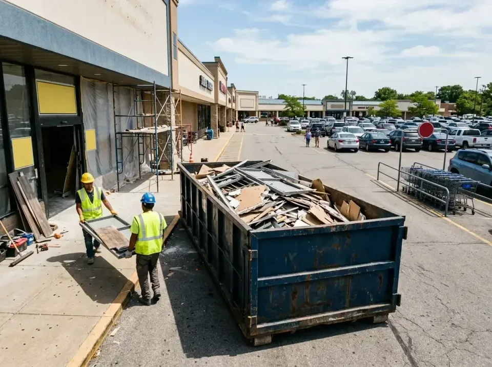 retail-store-renovation-debris-003 — frequently asked questions, Roll-off Dumpster Rentals in Sansom Park, TX